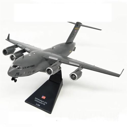 Modelo C-17 Globemaster a escala 1:200 de metal para coleccionistas de aviación militar