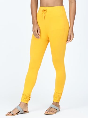 Image of Robinbosky Cotton Churidhar Leggings for Women - Stylish, Stretchable & Flattering Fit for All-Day Comfort
