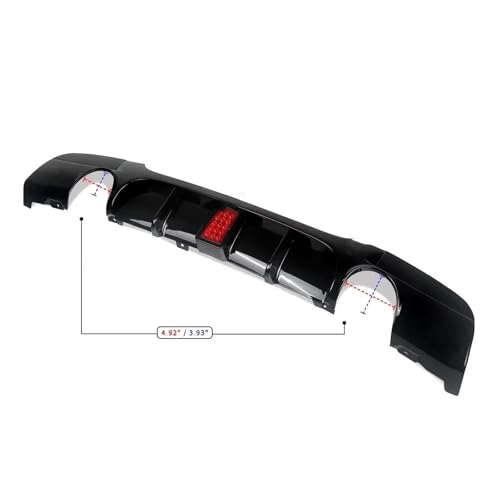 Diffuseur arrière BMW E90 E92 E93 style MP avec feu stop pour modèles 318i à 335i 2005-2012 - 4