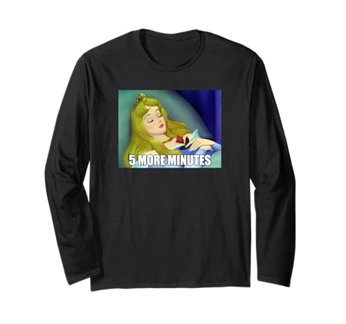 Disney Sleeping Beauty Aurora Panel Five More Minutes Long Sleeve T-Shirt