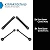 TRQ Front Upper & Lower Control Arm Set Compatible with 2006-2008 Dodge Ram 1500 2003-2009 Ram 2500 Ram 3500 #1
