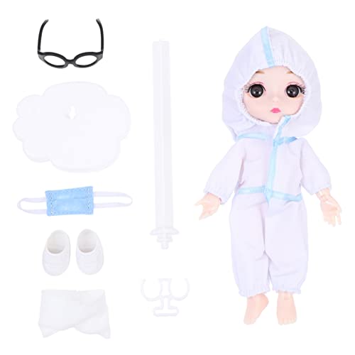 SUPVOX Muñeca De Juguete Enfermera para Muñeca Pequeña De Material Juguete Hogar y Aprendan Atención Médica