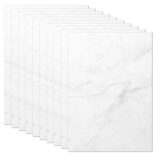 Papel de carta A5 impreso por ambas caras - Juego de papelería para escribir e imprimir para bodas, cumpleaños, invitaciones (A5, Design 4)