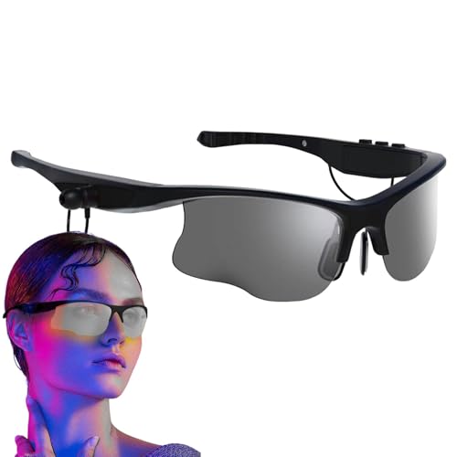 Lunettes sans fil intelligentes pour le cyclisme, lunettes de soleil sans fil intelligentes,Lunettes de sport polarisées intelligentes - Lunettes de soleil de sport polarisées intelligentes pour le