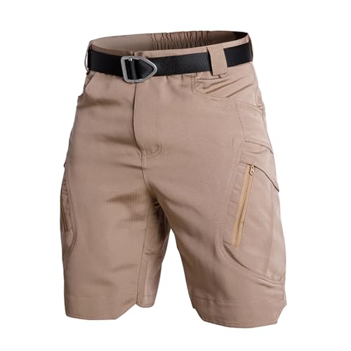 Cargo Shorts for Men Relaxed Fit Stretch Tactical Waterproof Shorts Outdoor Camping Hiking Pants with Multi Pockets Mens Cargo Pants Lightweight Comfy Cargo Work Short Flex Military Tactical Short