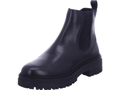 MARCO TOZZI Damen Chelsea Boots aus Leder mit Reißverschluss