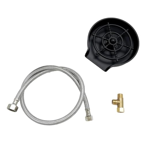 Grifo enjuagador automático de vasos, enjuagador de vasos, limpiador de vasos de leche y té, lavavasos automático, accesorios for fregadero de cocina(D)