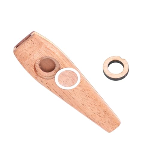 SUPVOX 1Pc Wooden Kazoo Musical Instrument Lightweight Durable Wood Kazoo for All Ages Guitar Partner for Ukulele and More Versatile Instrument for Music Enthusiasts