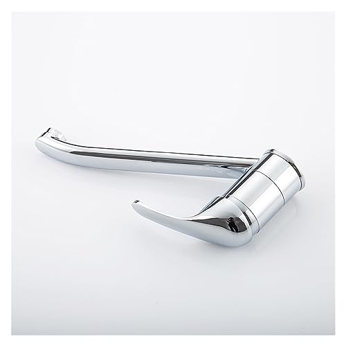 Robinet chromé monté sur le pont au design épuré et durable - 2