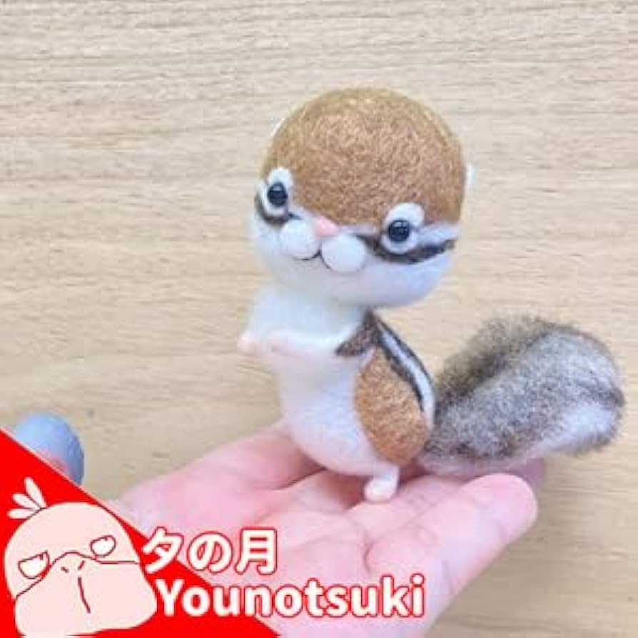 yano-kun  羊毛フェルト 作品 リスちゃんのリース yano-kun 様 専用 羊毛フェルト 作品 リスちゃんのリース 1回