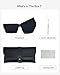 DCLYSI Funny Sunglasses for Men & Women, Asymmetric Sunglasses for Party, Travel, Music Festivals, TikTok Videos - Black