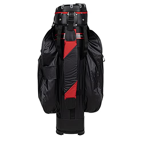 Founders Club Waterproof Club Lock Organizer Cart Bag for Men with Anti Rattle 14 Way Divider Top Full Length Dividers - Image 4