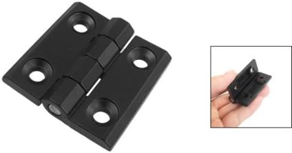 Sourcingmap Reinforced Aluminum Door Bearing Hinge, 50mm x 50mm, Black - Image 3