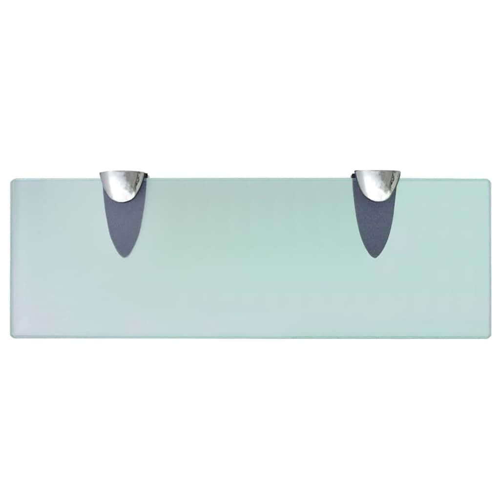 Wandregal Glas 2er Set Schweberegal Transparent 30x10 cm 8 mm