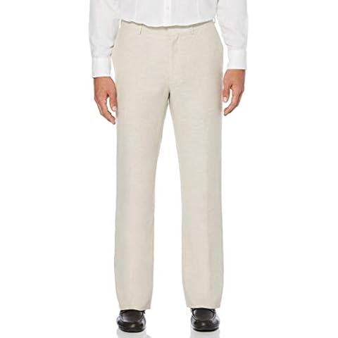 Cubavera Men's Linen Blend Dress Pant Cover