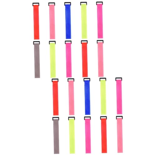 BESPORTBLE 2sets Fishing Rod Sling Straps Binding Belt for Rods Fishing Pole Kit 10pcs*2 Random Color