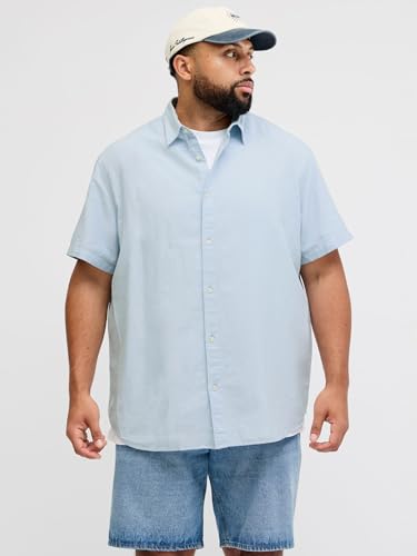 Jjebreeze Linen Blend Shirt S/S Sn Pls - Plus Size – Ansicht 2