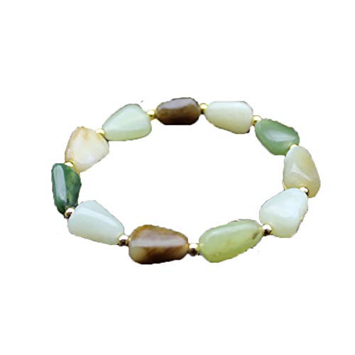Jade Hetian bracelet pour femme en jaspe naturel le cadeau d'exception idéal