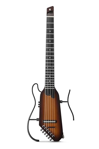 Donner HUSH C Nylon-String Acoustic Electric Travel Guitar (Sunburst) - image 1