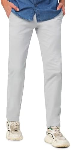 Urbano Fashion Men's Slim Fit Casual Trouser
