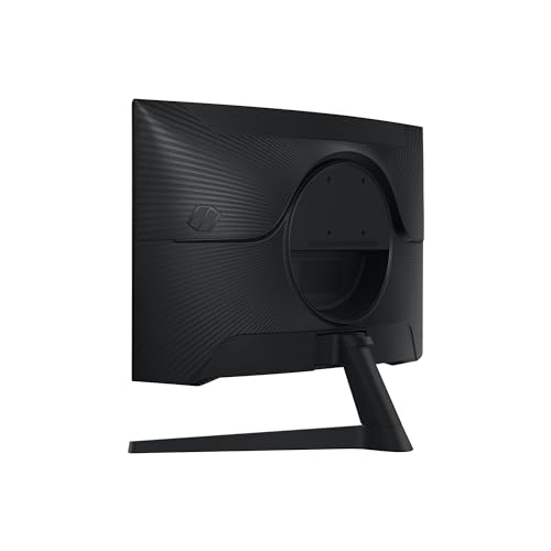 Samsung Odyssey G55C Curved Gaming Monitor, 27 Zoll, Bildschirm mit VA-Panel, 2.560 x 1.440 Pixel, 1.000R Radius, HDR10, AMD FreeSync, Bildwiederholrate 165 Hz, Reaktionszeit 1 ms (MPRT)