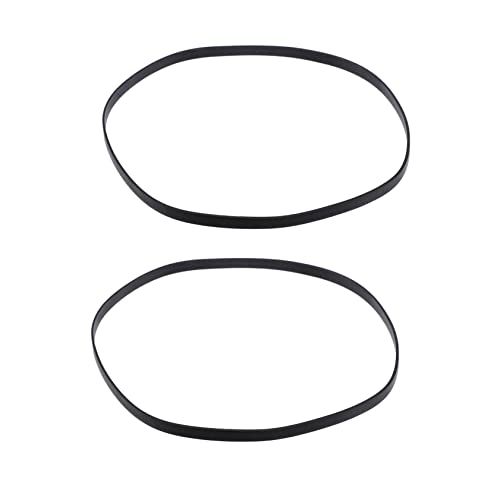 GALPADA 2 Stück Gummi Plattenspieler Riemen Ersatzband 145mm x 5mm Für Phonograph Tonbandgerät Zubehör