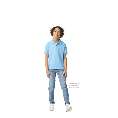Image of Gildan Kids' DryBlend Short Sleeve Polo, Style G8800b, 3-Pack