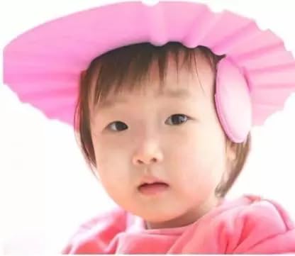 C7Gangani Bath Time Solution Baby Shower Cap | Keeps Soap & Water Out of Eyes | Pink Toddler Visor-image-28