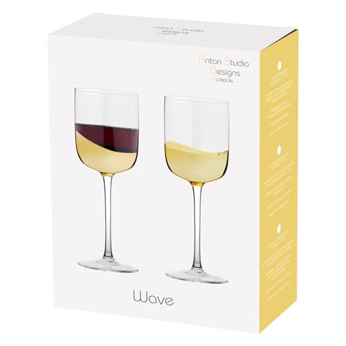 Wave-Handmade-Wine-Glasses-Perfect-for-Red-Wine-White-Wine-Water-or-Beverages-135-oz-Gold-Set-of-2-Elegant-Wine-Glasses Wave Handmade Wine Glasses Perfect for Red Wine White Wine Water or Beverages 135 oz Gold Set of 2 Elegant Wine Glasses
