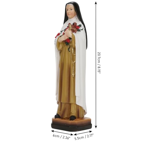 Estatua de Santa Teresa de Lisieux de Resina 8.2x2.4x2.2 in miniatura 2