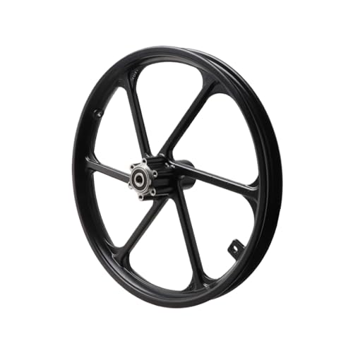 ATPBVHMO 16 Inch Aluminum Alloy Wheel Hub 16x1.75 Disc Brake Front Rim Compatible with F16 Electric Bike Scooter Folding Bicycles
