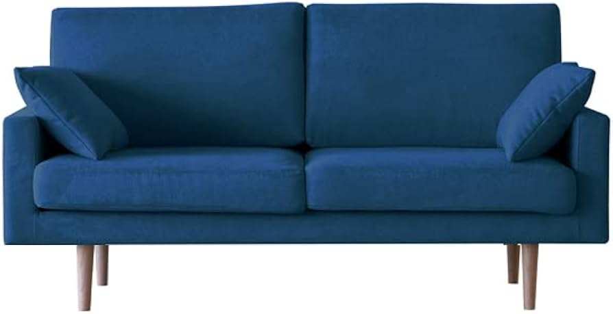 Amazon｜高野木工 LEO レオ ソファ 2.5人掛け ネイビー 脚