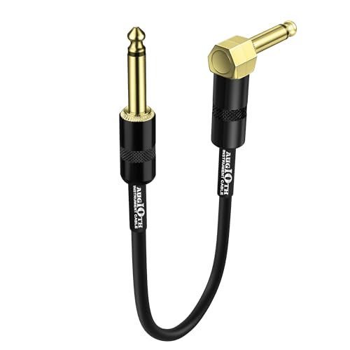 Augioth 6 Inch Guitar Patch Cable Straight to Angled