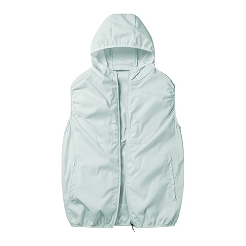 Dasongff - Chaleco de refrigeración para hombre y mujer - Chaleco refrescante evaporativo con 2 ventiladores aire acondicionado + 1 cable de carga USB para mantener fresco durante 13 horas, Camuflaje