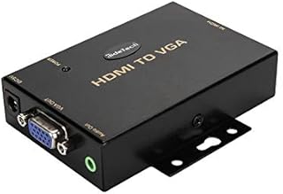 HDMI to VGA Converter with 3.5mm Audio Supports 1080P for PC Laptop Display Computer Mac Projector
