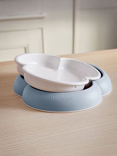BabyBjörn Set Piatti per Bambini, 2 pezzi, Azzurro...