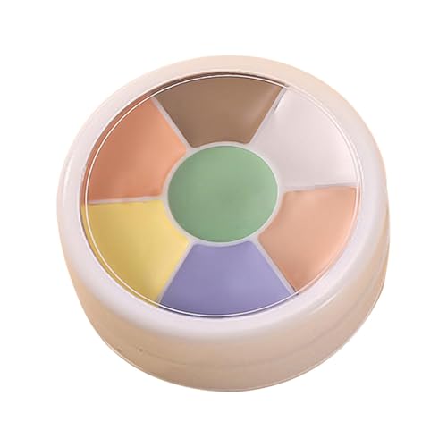 カラーコレクションパレット、カラーコレクションパレット - クリーム メイクアップ パレット コンシーラー パレット | 終日着用カラー コレクション コンシーラー、ウォータープルーフ クリーム フェイス パレット、ブレンド可能なフェイス メイクアップ