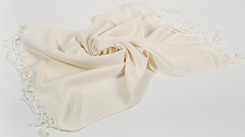 [SET OF 4] Unique Turkish Cotton Peshtemals & Towels - Size (20" x 31") Travel, Bath, Spa, Sauna, Beach, Gym, Pool, Beach, Yoga, Hand, Face - Super Soft Quick Dry and Highly Absorbent, 2 Black 2 White - Thumbnail 3