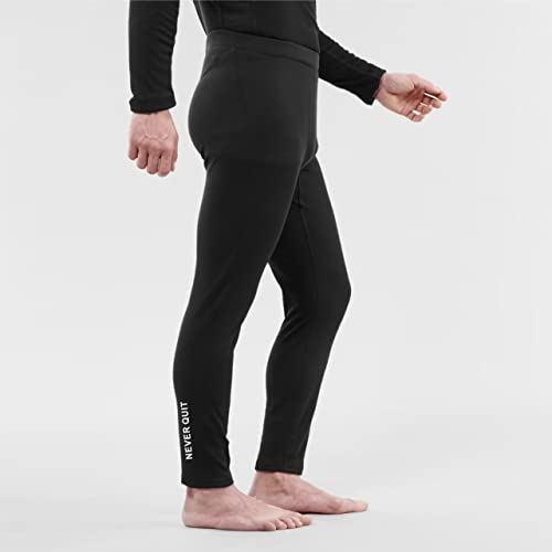 Image of NEVER QUIT Compression Long Tights Skins, Men's Legging, Base Layer for Gym, Running, Swimming, Cricket, Cycling, Football, Yoga, Basketball, Tennis, Badminton & More