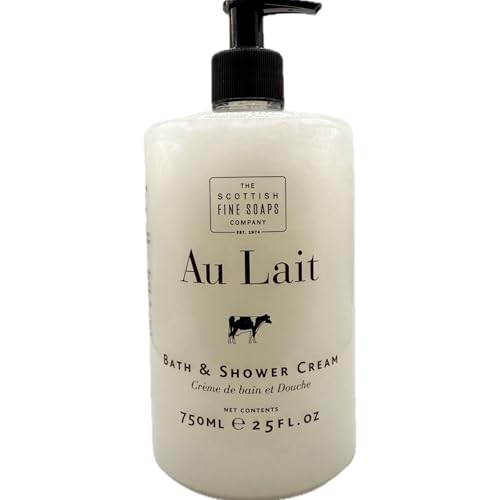 Scottish Fine Soaps The Au Lait Bath & Shower Cream 25 fl oz Made in Scotland