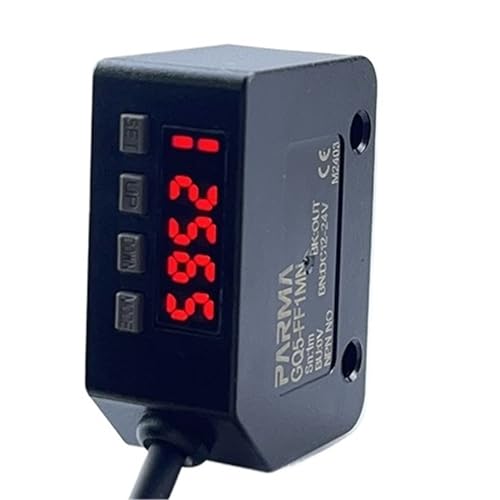 1PCS Sensor Square Infrared Diffuse Reflection 12-24V NPN PNP Distance 1M Digital Display Optical Photoell Switch(GQ5-FF1MN NPN)
