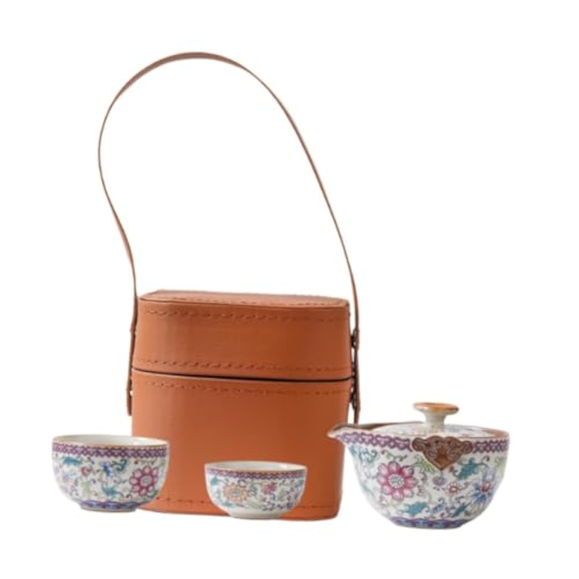 Japanese & Chinese Travel Tea Set with Bag for Picnic