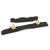 ROSENICE Adjustable Mandolin Bridge Compensated Ebony