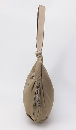 Image of Hobo Bag for Women Men Crescent Shoulder Bag Retro Nylon Canvas Crossbody Bag Slouchy Corduroy Dumpling Bag Purse | Retro