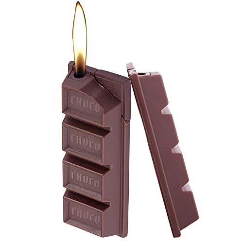 Torch Lighter, Unique Soft Flame Chocolate Lighter, Creative Windproof Gas Lighter, Cool Design Refillable Butane Lighter, Refillable Lighter Birthday Gifts For Men Dad Husband #TOP7
