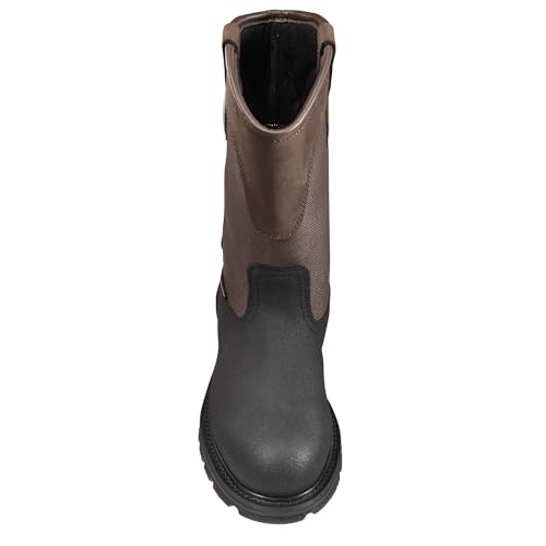 Image of Carhartt Heritage 11 inch Insulated Waterproof Wellington Boot - Steel Toe, Helcor Leather, TPU Heel Guard and Achilles Flex Joint