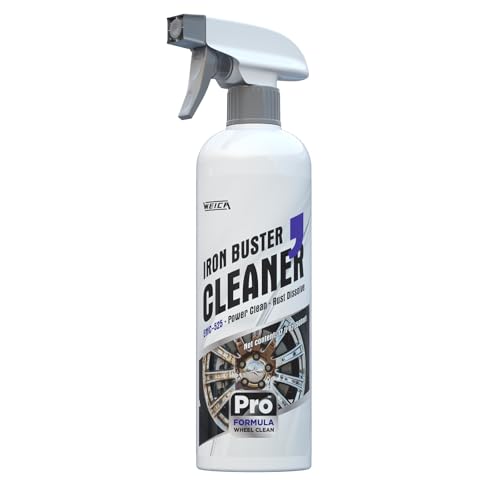 WEICA Wheel Cleaner & Rust Dissolver - 500ml, Acid-Powered Formula for Brake Dust & Iron Deposits, Safe for Alloy & Painted Rims