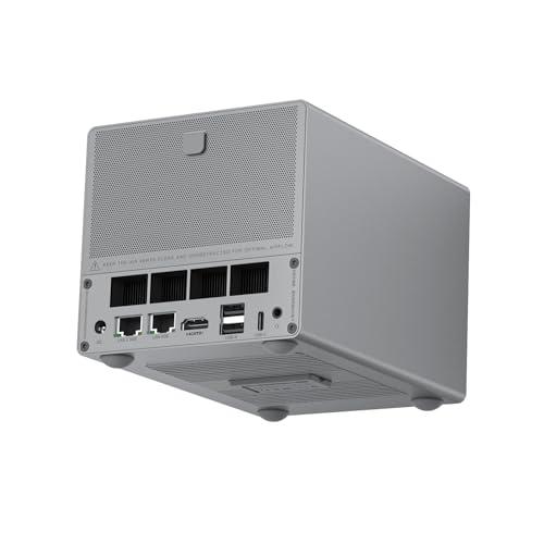 Image of Beelink ME Pro N95 Mini PC NAS, Intel N95 12GB LPDDR5 128GB SSD Desktop PC, 2.5G+5G LAN /WiFi 6 /BT5.4, Mini Computer Support 3*M.2 PCle3.0 SSD Slots + 2*HDD Bays for Office /Private Cloud /NAS Storage