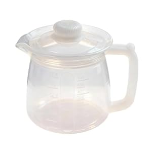 YWJLQH Théière, Cafetière, Résistante à La Chaleur, Polyvalente, Carafe à Eau de 500 Ml, Carafe à Lait pour, Jus, Boissons Au Miel, Bureau, Clair