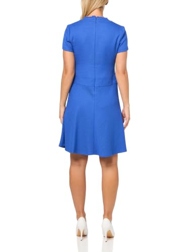 Image of Tommy Hilfiger Women's Short Sleeve Fit and Flare Shirt Dress